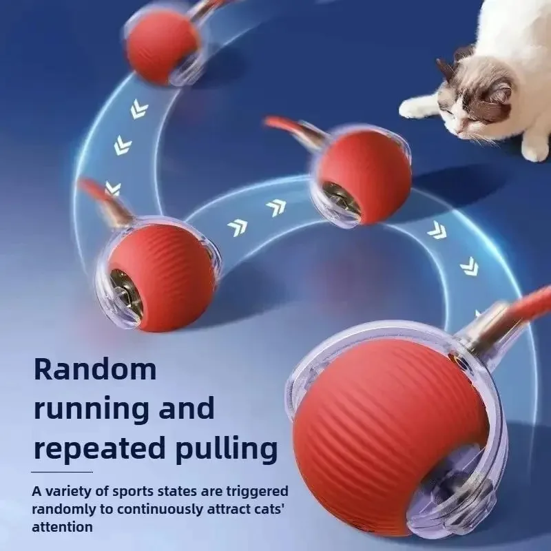 Bola Interativa para Cães e Gatos Recarregável USB com 3 Modos de Jogo - Imagem 6