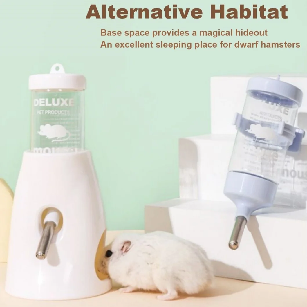 Garrafa de Água para Hamster de 80-425ml com Suporte Desmontável - Imagem 2