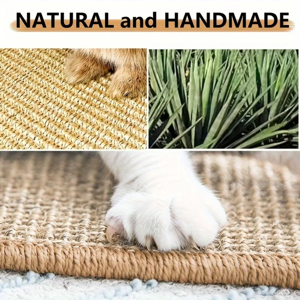 Tapete de Fibra Natural para Coelhos Antiderrapante - Imagem 6