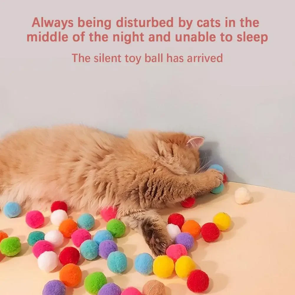 Brinquedo Lançador de Bolinhas para Gatos com 20 Bolinhas de Pelúcia - Image 3