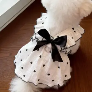 vestido para gatos e cães pequenos