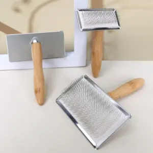 escova para pets de aço inoxidável