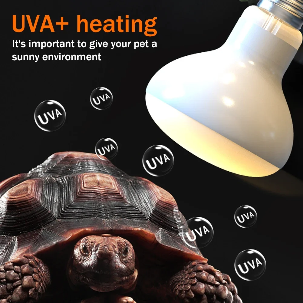 Lâmpada de Aquecimento para Répteis 220V com Luz UVA e UVB - Imagem 3