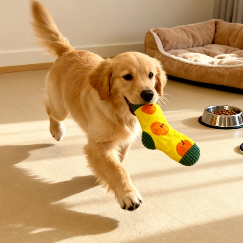 Brinquedo de Pelúcia para Cães Pequenos 15cm com Apito - Imagem 2