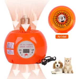lâmpada de aquecimento para pets com controle de temperatura