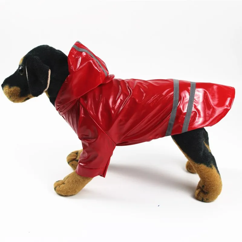 Capa de Chuva para Cães com Capuz e Tira Reflexiva - Imagem 3