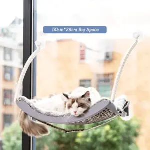 cama de rede para gatos com ventosa