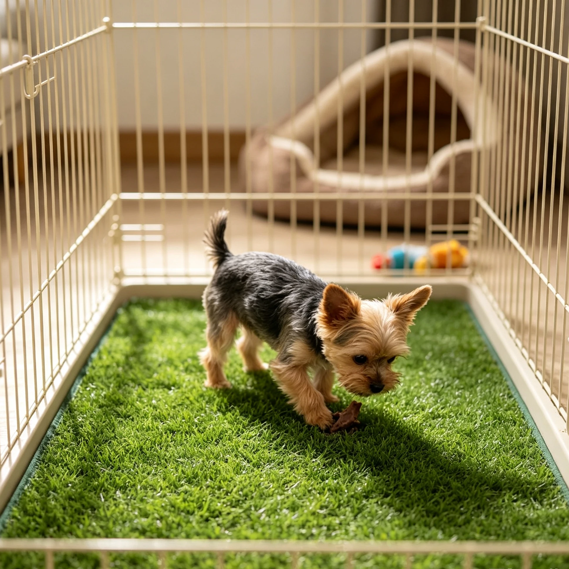 Tapete de Grama Artificial Lavável para Cães com Base Antiderrapante - Imagem 4