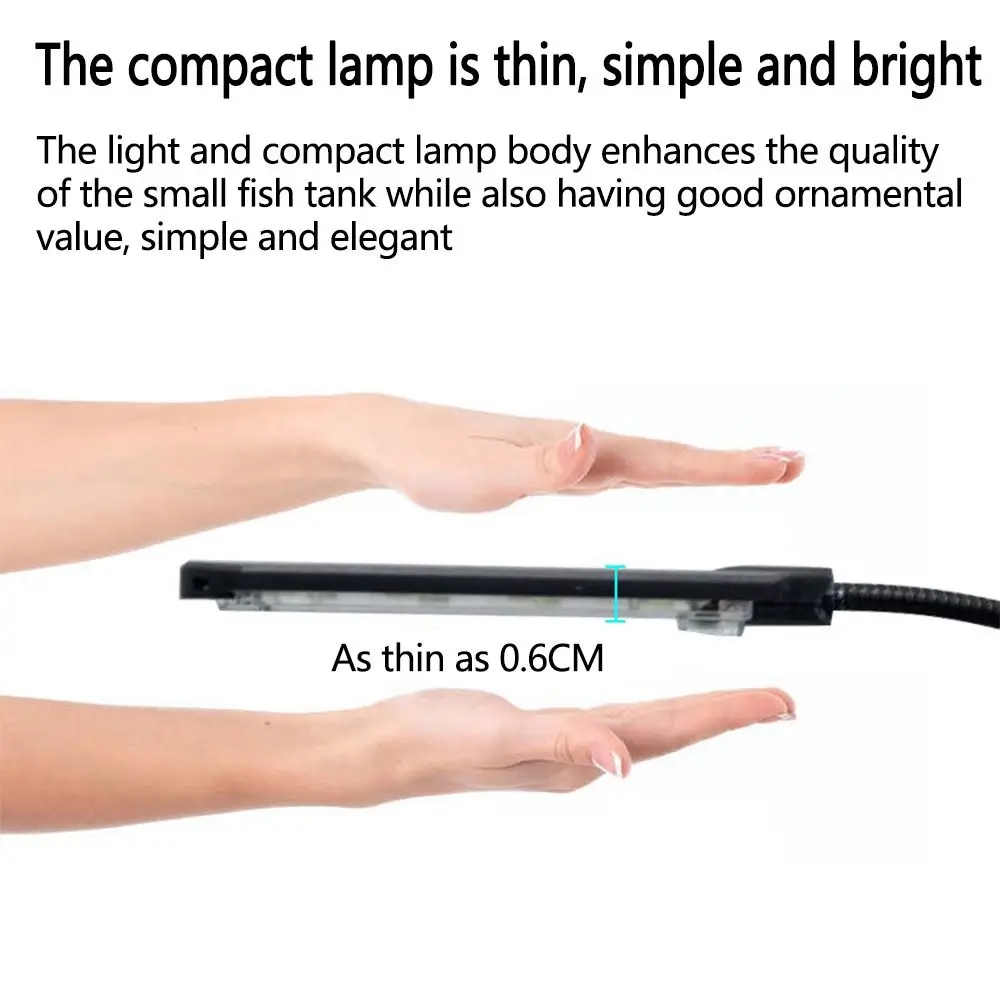 Luminária de Aquário com Clipe para Aquário de 30-60 cm Flexível - Imagem 2