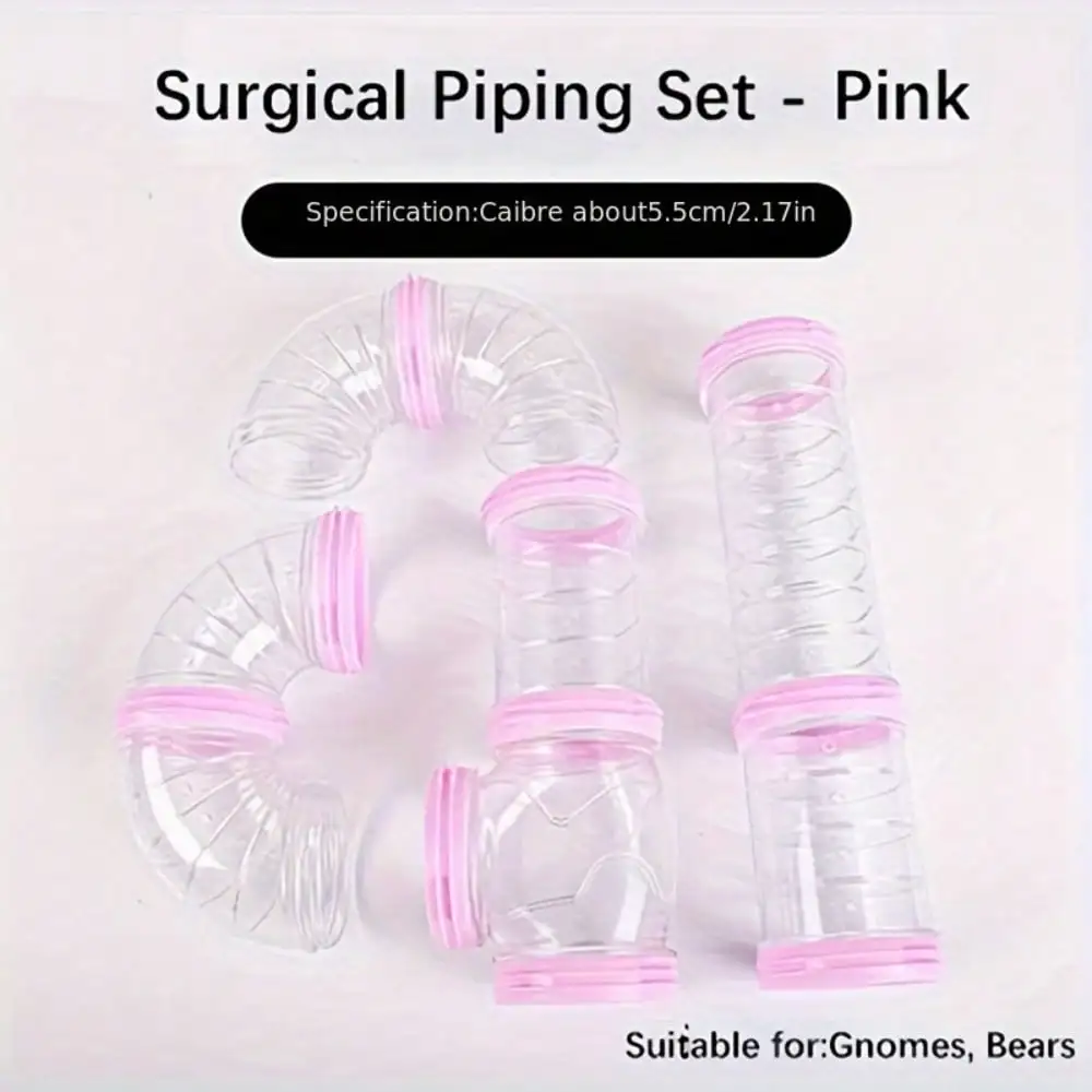 Conjunto de Túnel para Hamster Transparente Conectável 5,5 cm - Imagem 4