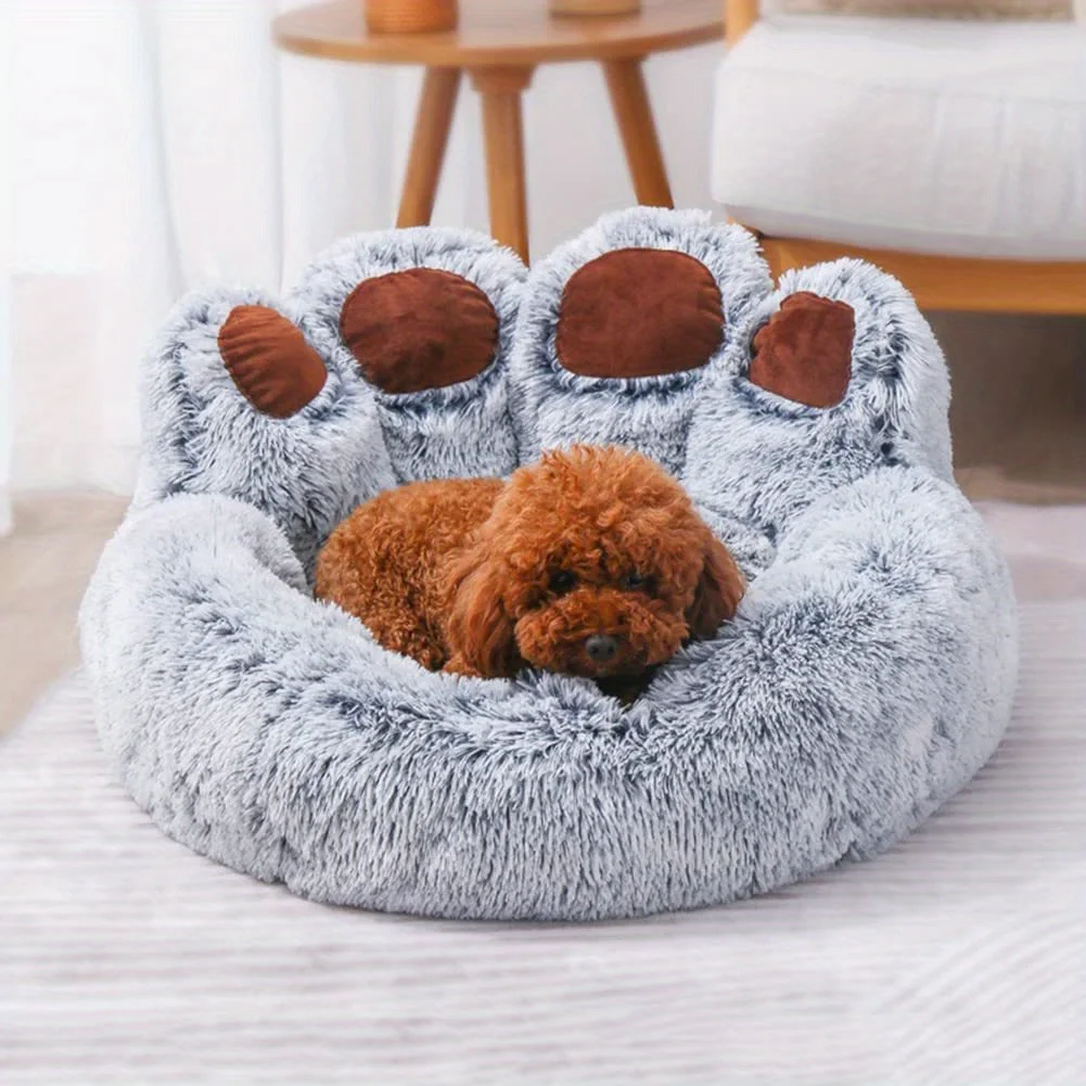 Cama Sofá para Cães e Gatos Formato Pata de Urso - Image 2