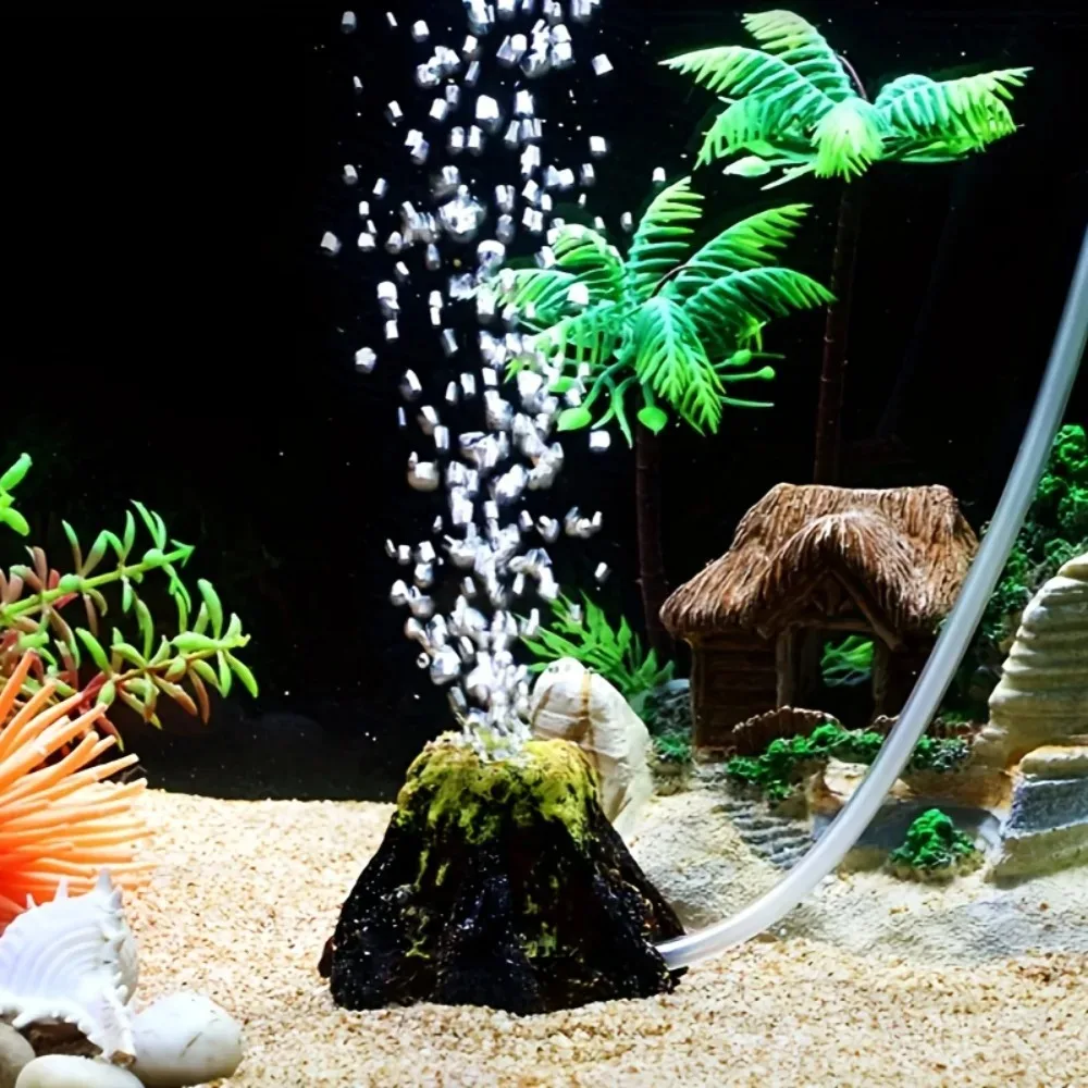 Rocha Vulcânica para Aquário: Decoração de Tanque de Peixes - Imagem 5