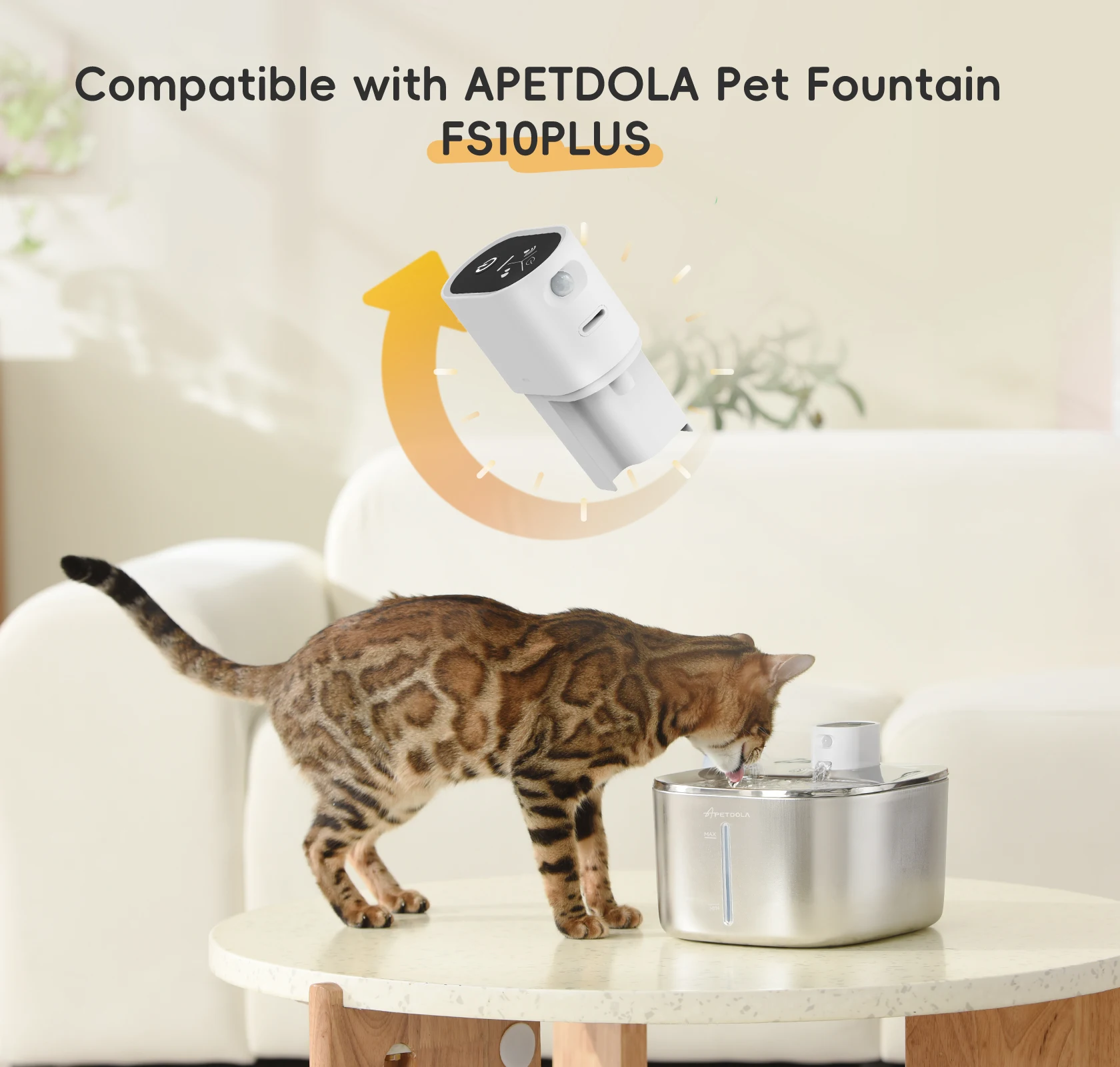 Sensor de Movimento para Fonte de Água Pet Inteligente - Imagem 3