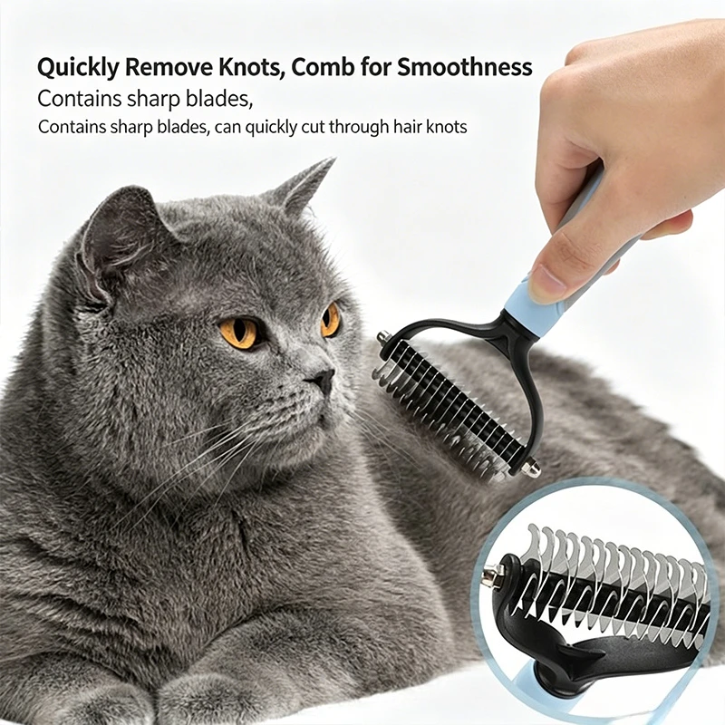 Escova Removedora de Pelos para Cães e Gatos de Pelo Curto - Imagem 2