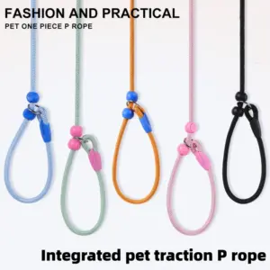 guia coleira p para cães pequenos nylon