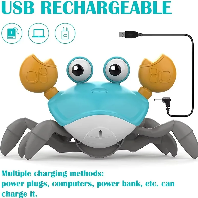 Brinquedo Caranguejo para Cães e Gatos Recarregável USB com Sensor - Imagem 6