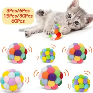 bolas de brinquedo para gatos com sino