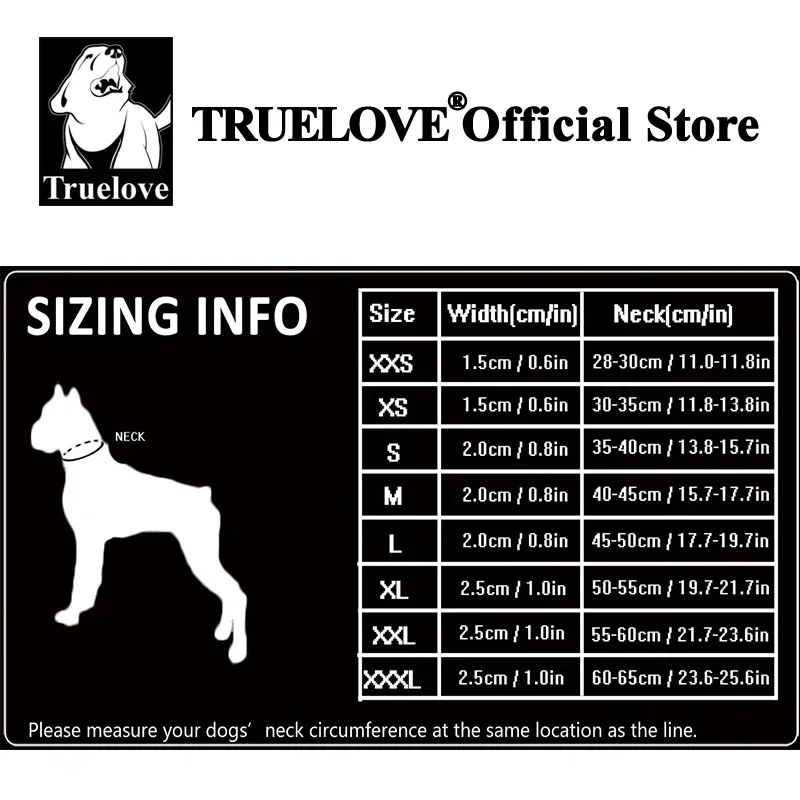 Coleira Truelove para Cães de Nylon com Faixa Refletiva 3M - Imagem 5