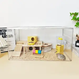 gaiola de acrílico para hamster