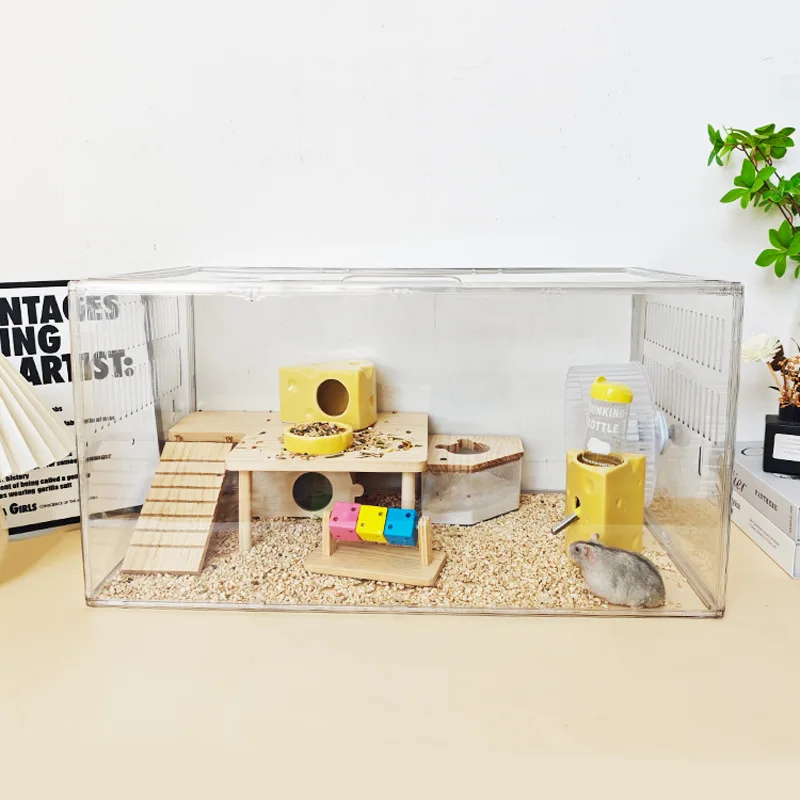 gaiola de acrílico para hamster