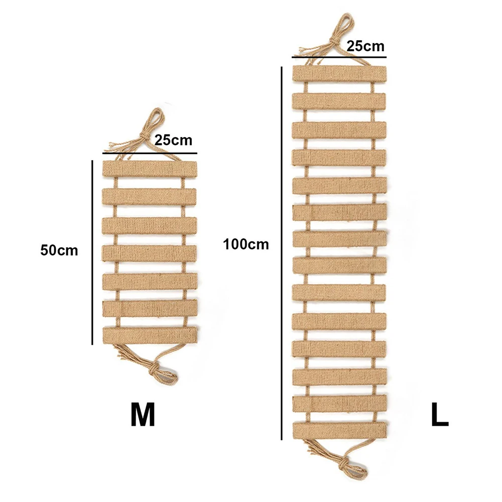 Escada para Gatos de Sisal e Madeira 50 cm para Escalada - Imagem 6