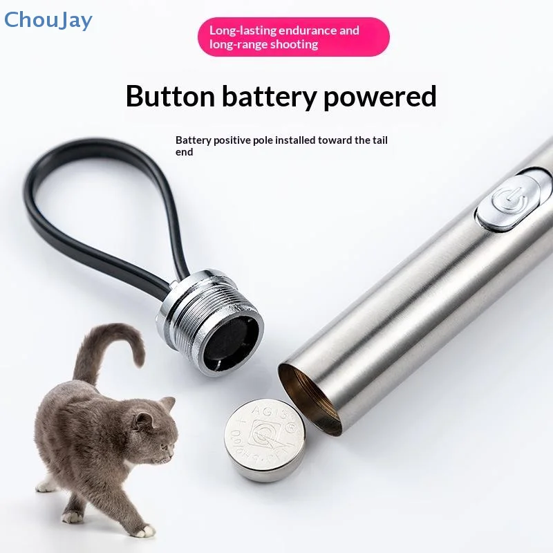 Caneta Laser para Gatos com Vários Padrões de Luz para Brincar - Imagem 2