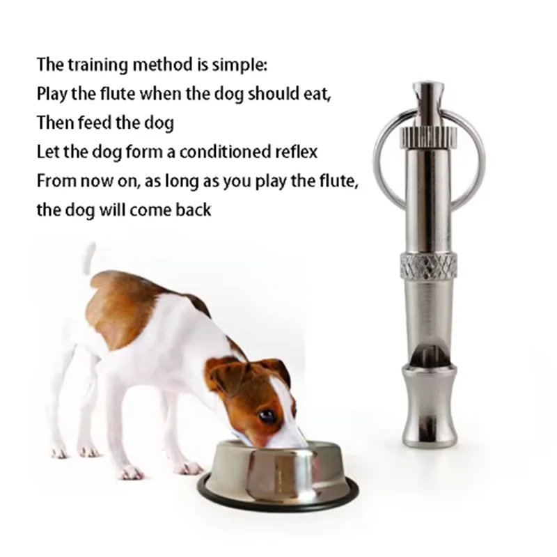 Apito Ultrassônico para Treinamento de Cães de Metal Ajustável - Imagem 4