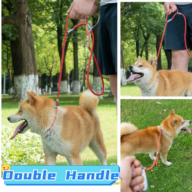 Trela Ajustável para Cães com Alça Dupla 1,4 m - Image 3