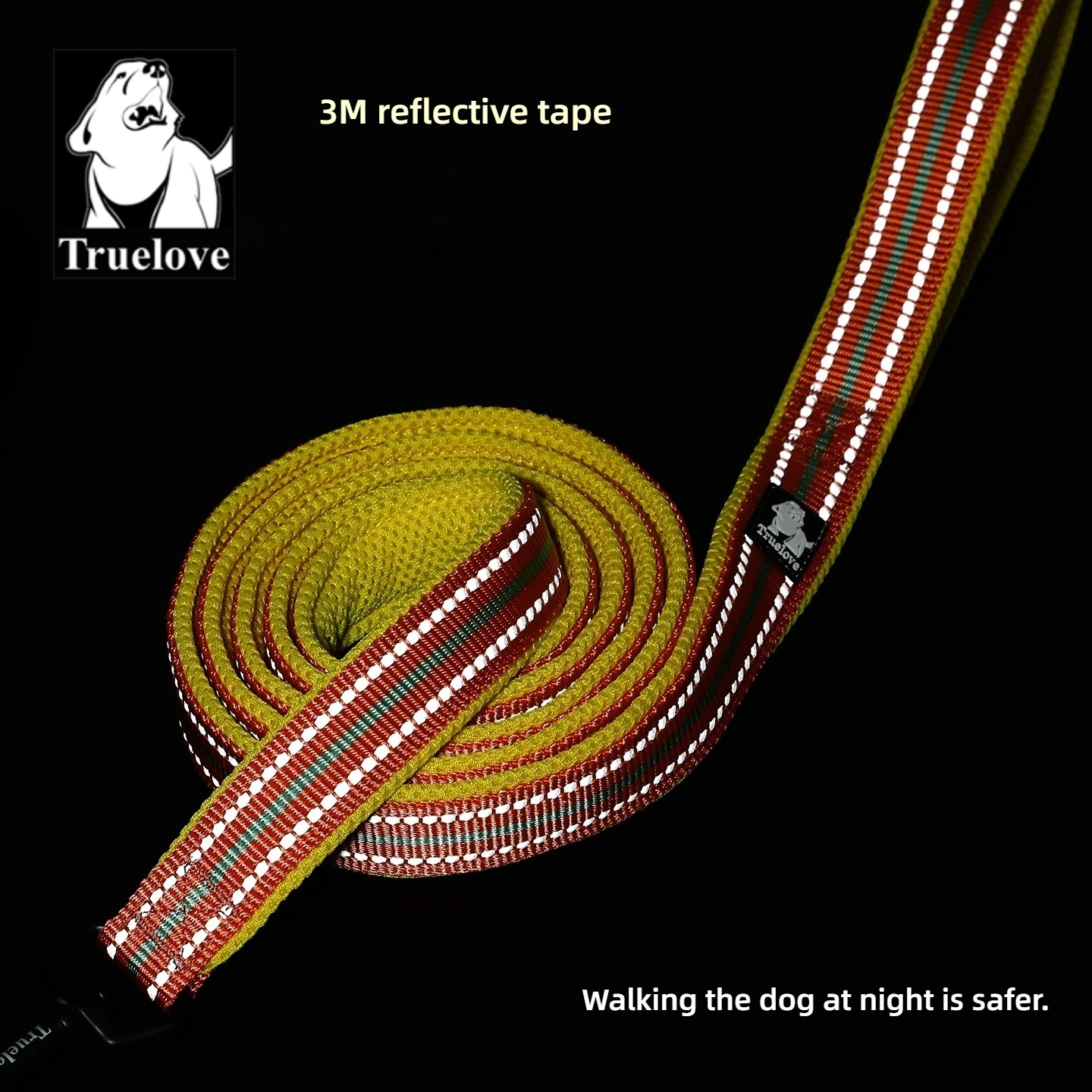 Guia Truelove para Cães de Nylon Refletiva 200CM com Almofada Macia - Image 6