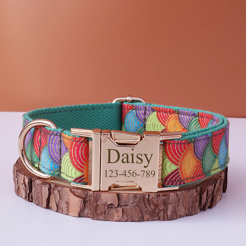 Coleira para Cães com Etiqueta de Identificação Personalizada - Imagem 2