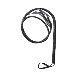 chicote para cavalos de couro sintético