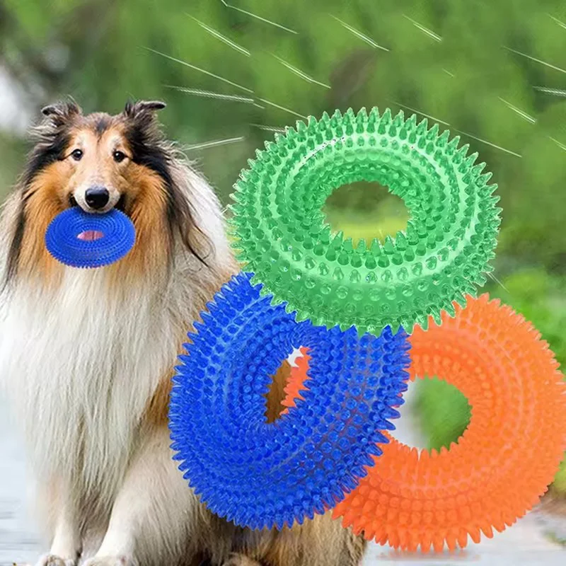 Brinquedo de Mastigar para Cães Filhotes de Borracha TPR com Som - Imagem 3