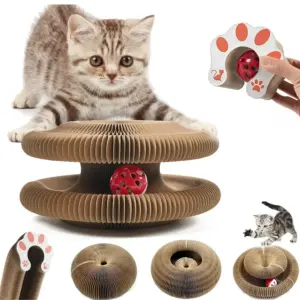 arranhador para gatos de papelão ondulado