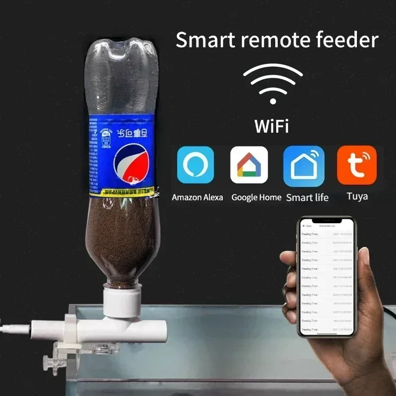 alimentador automático para peixes wifi