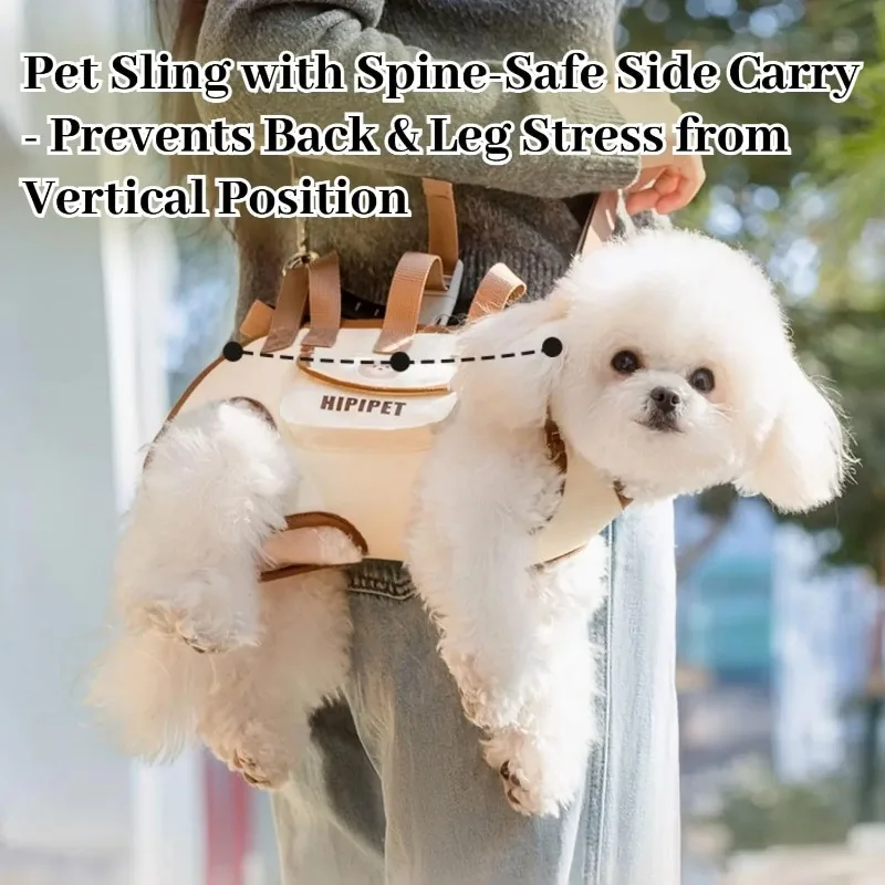 Mochila de Transporte para Cães Ajustável para Viagem com Alças Acolchoadas - Imagem 4