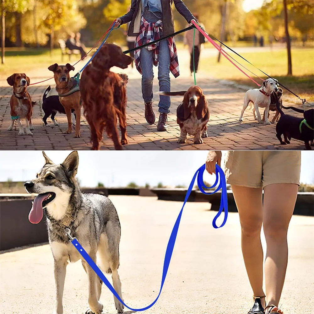 Guia Longa para Cães em PVC para Treinamento e Fácil Limpeza - Imagem 6