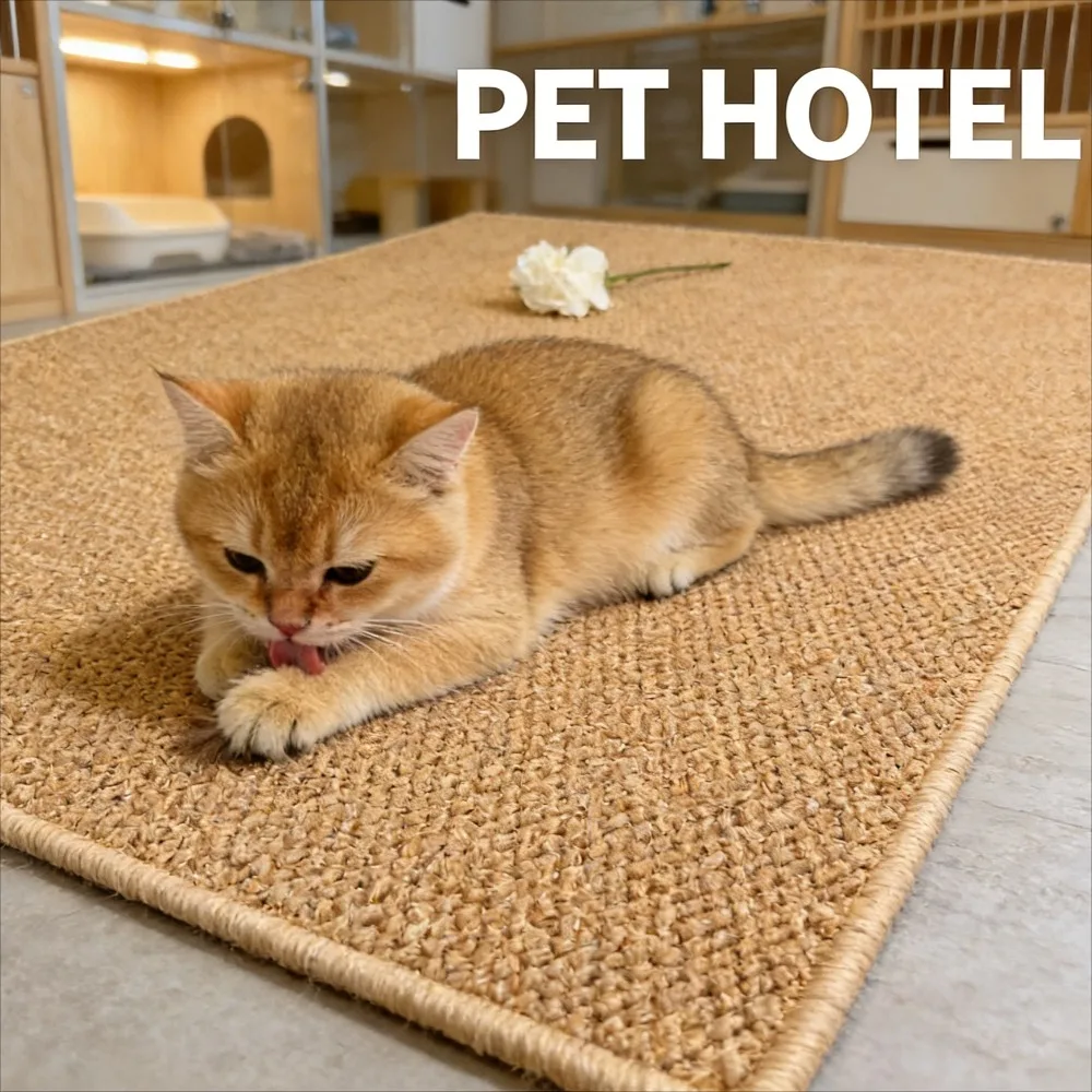 Tapete Arranhador para Gatos de Sisal Antiderrapante - Imagem 2