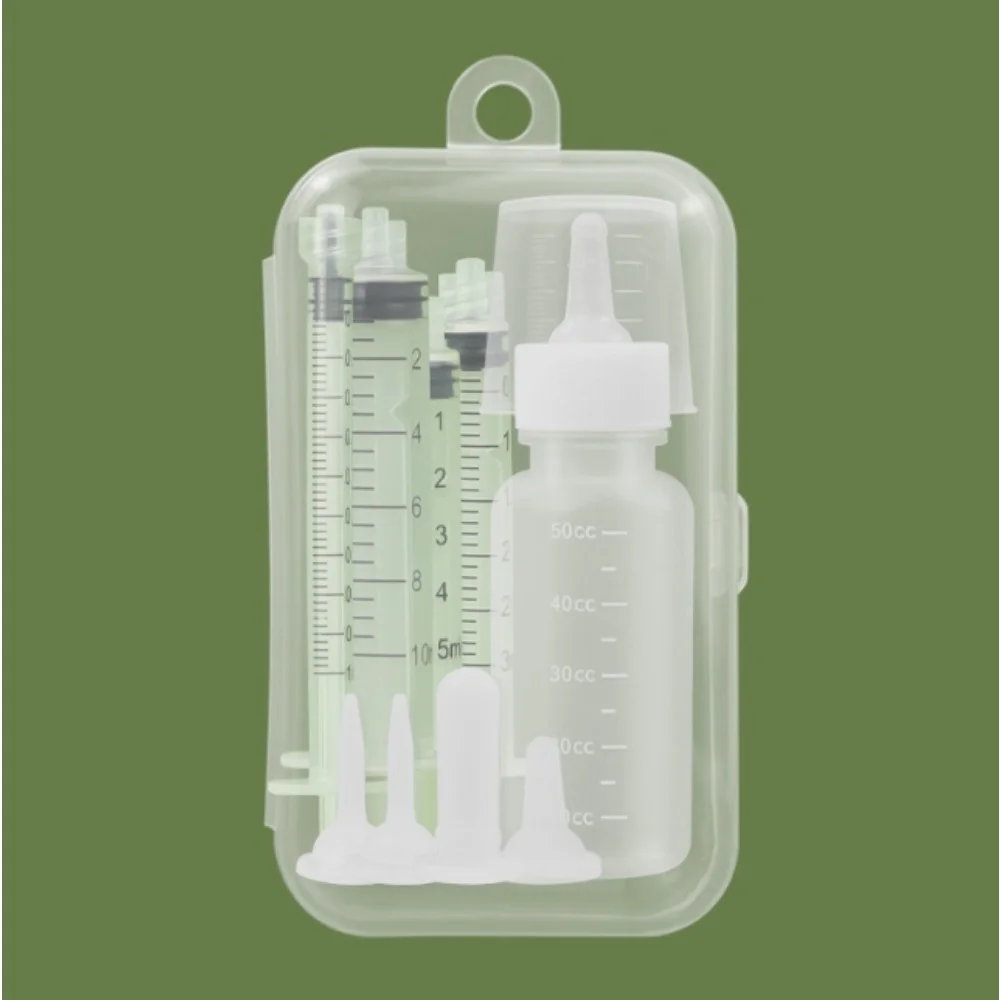 Kit Alimentador para Gatos e Cães com Garrafa e Seringas de Silicone - Imagem 3