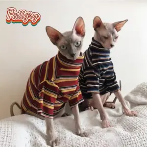 camiseta para gatos manga curta