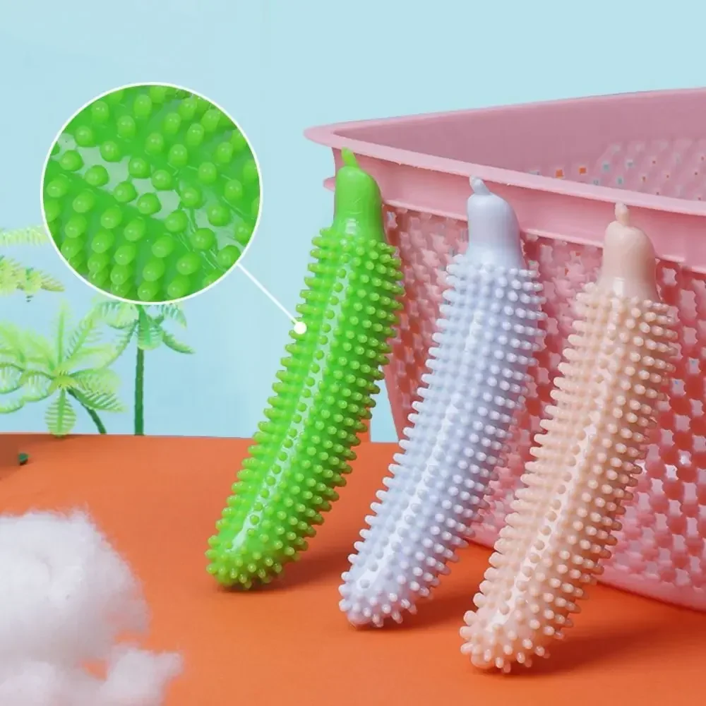 Brinquedo para Cães TPE em Forma de Pepino, Ajuda na Limpeza dos Dentes - Imagem 6