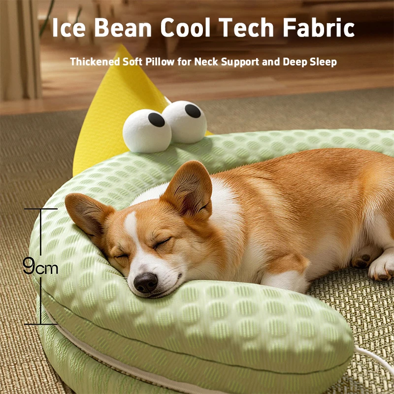 Tapete Refrescante para Cães e Gatos de Rattan Removível - Image 2
