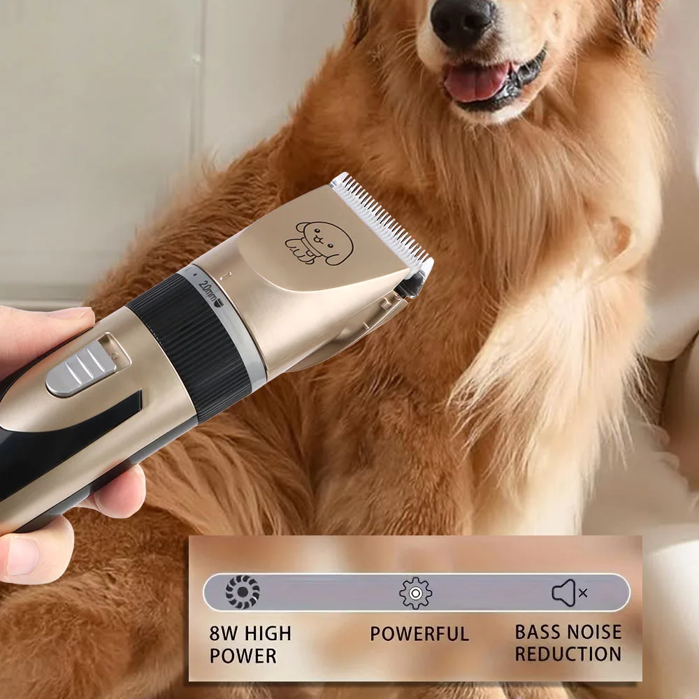 Aparador de Pelos para Cães e Gatos USB Recarregável e Sem Fio - Imagem 2