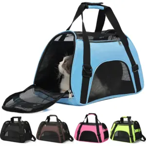 bolsa de transporte dobrável para cães e gatos