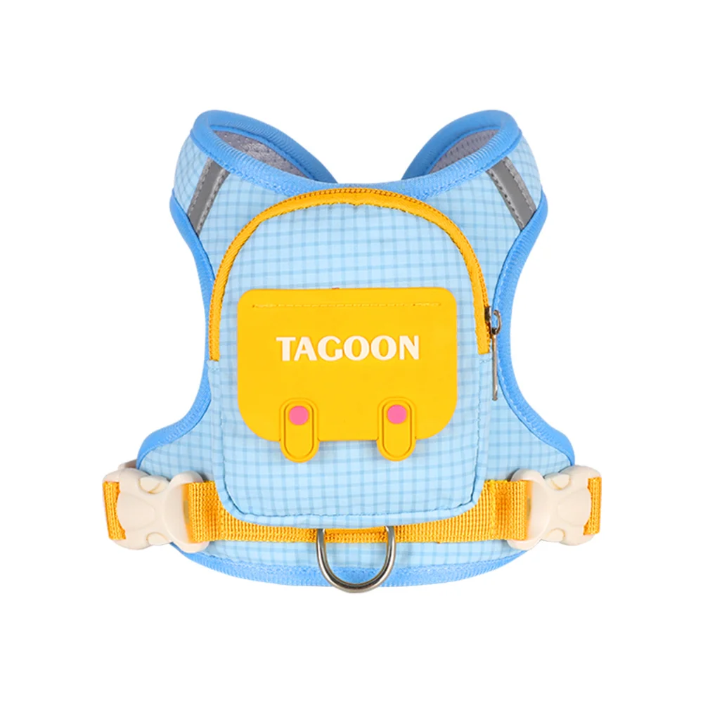 Mochila Peitoral para Cães Pequenos e Médios com Estampa Xadrez - Imagem 5