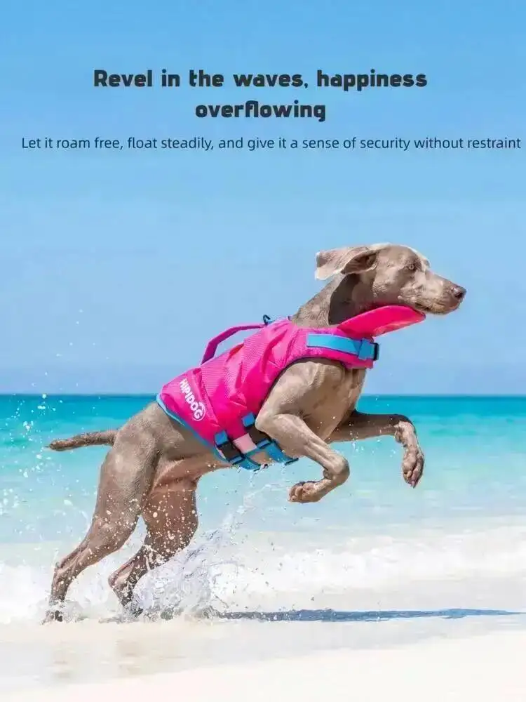 Colete Salva-Vidas Ajustável para Cães de Alta Flutuabilidade - Image 2