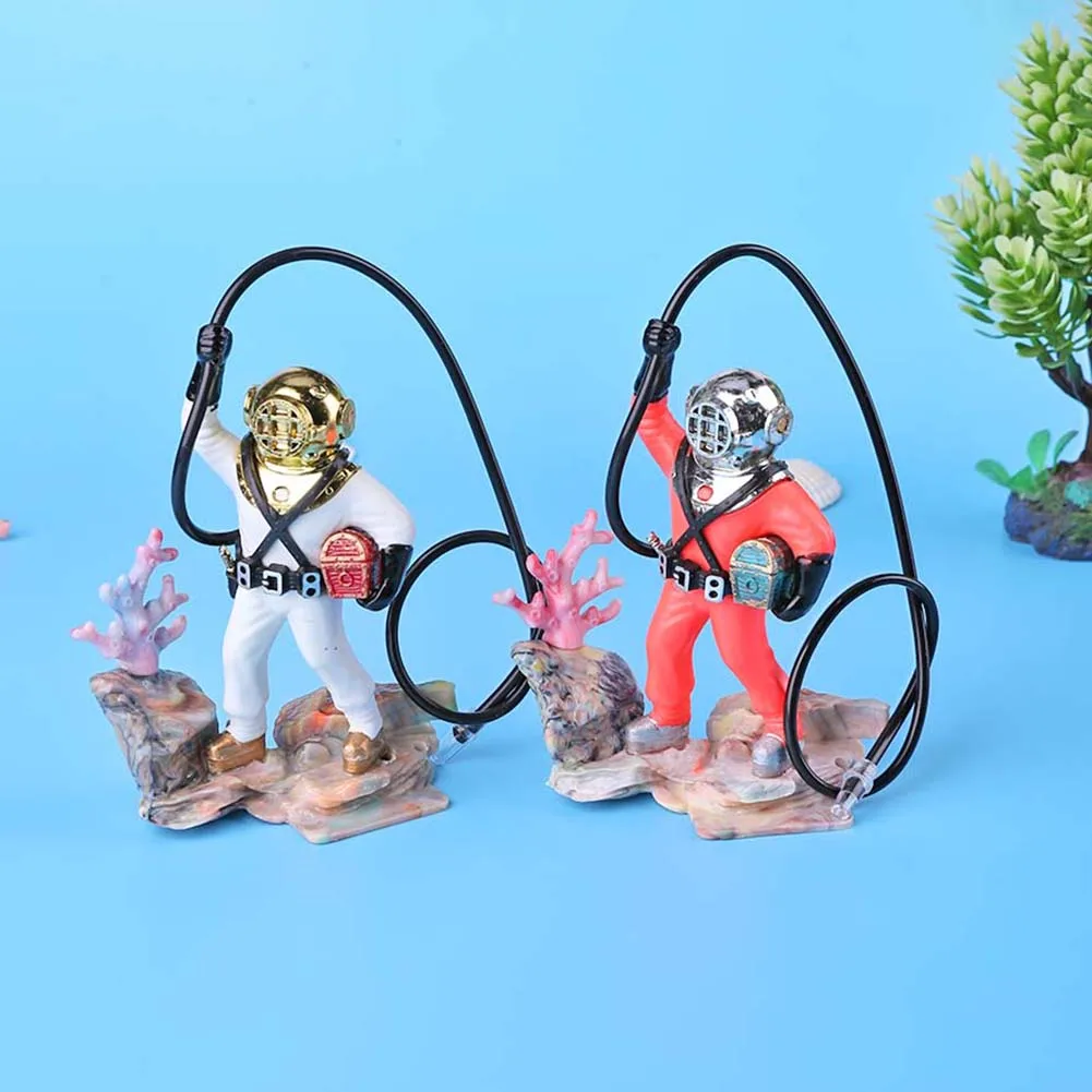 Decoração de Aquário com Mergulhador Pneumático 11 cm para Oxigenação - Imagem 3