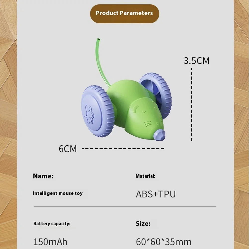 Brinquedo Interativo para Gatos Elétrico Recarregável USB Verde - Imagem 6