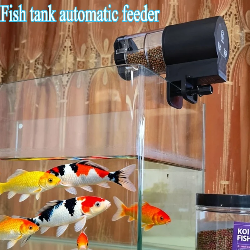 alimentador automático para peixes com temporizador