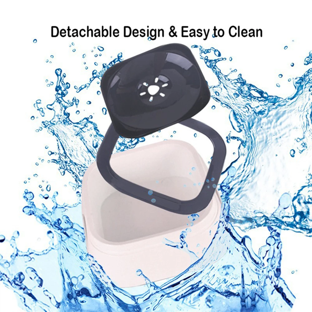 Tigela de Água Flutuante para Cães e Gatos de Plástico Durável Antiderramamento - Imagem 6