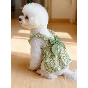 vestido pet estampa margarida